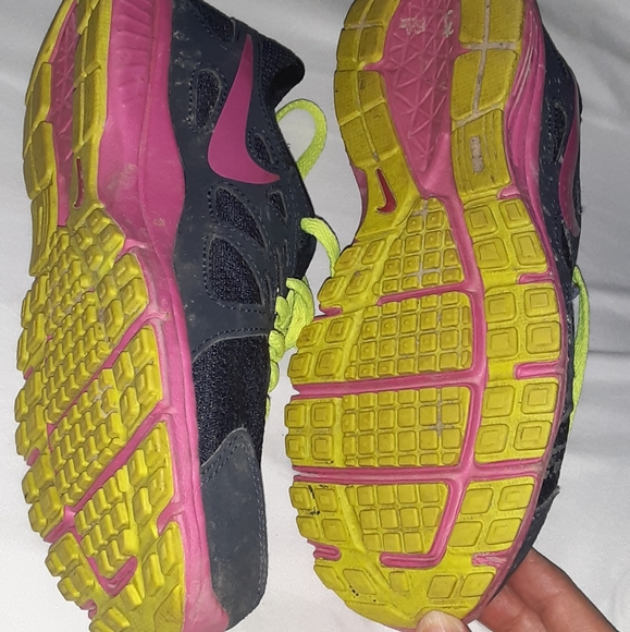2 PAIR BUNDLE! Nike Revolution 2 & Skechers GOmeb Running Athletic Shoes Sz 6 - Picture 8 of 10